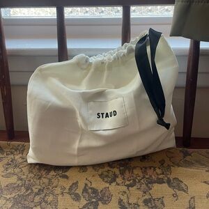 Staud Ollie Bag in Tan Suede